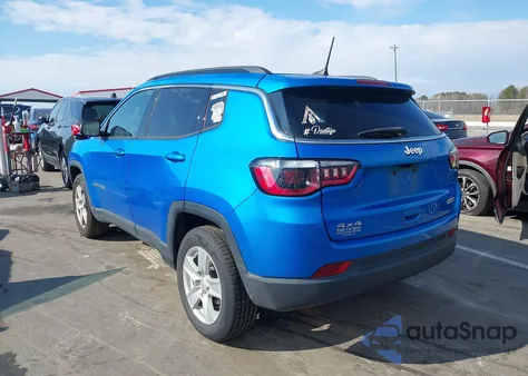 2022 Jeep Compass Latitude 4X4 from USA, damaged, VIN 3C4NJDBB7NT129422